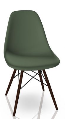 Eames Plastic Side Chair DSW Stuhl Vitra Ahorn dunkel-Forest